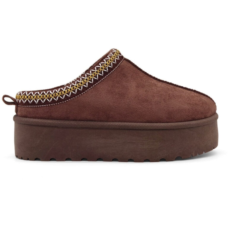 Aiko dame bamsestøvler OX-1085 - Brown