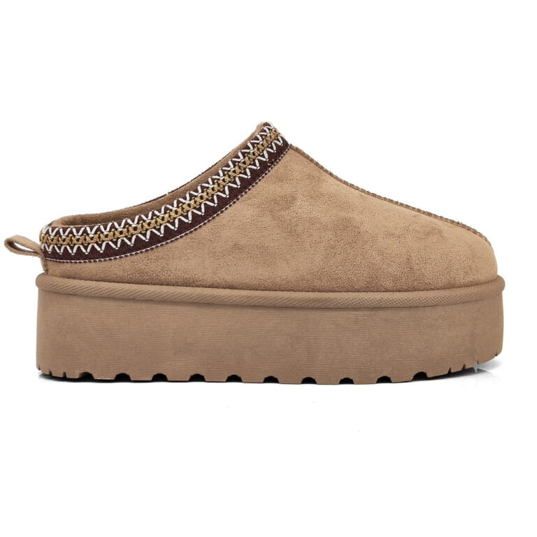 Aiko dame bamsestøvler OX-1085 - Kaki