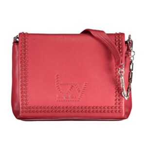 BYBLOS Elegant Red Chain-Strap Shoulder Bag