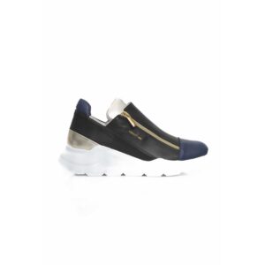 Cerruti 1881 Black GOAT Leather Sneakers