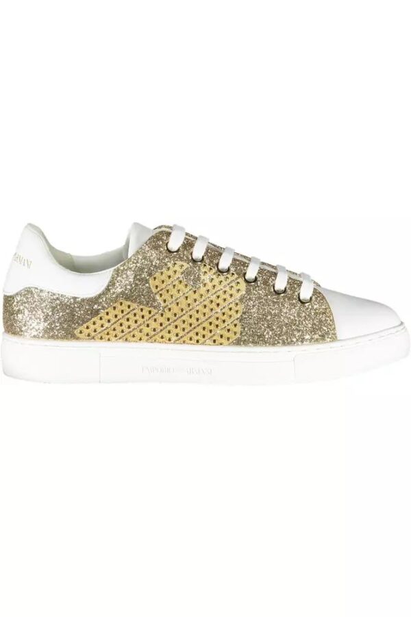 Gold Polyester Sneaker