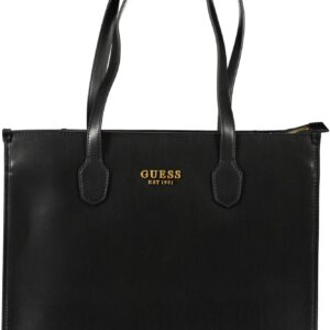 Guess Jeans Chic Black Polyurethane Shoulder Bag