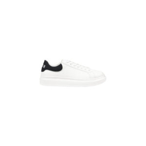 Icon White Fabric Sneakers