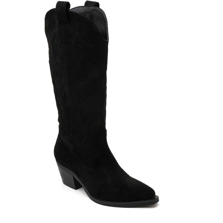 Jenni dame cowboystøvler 2562A - Black
