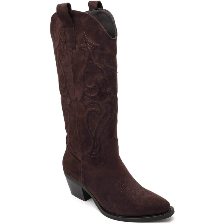 Jenni dame cowboystøvler 2562A - Brown