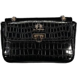 La Martina Elegant Chain Shoulder Bag with Contrasting Accents