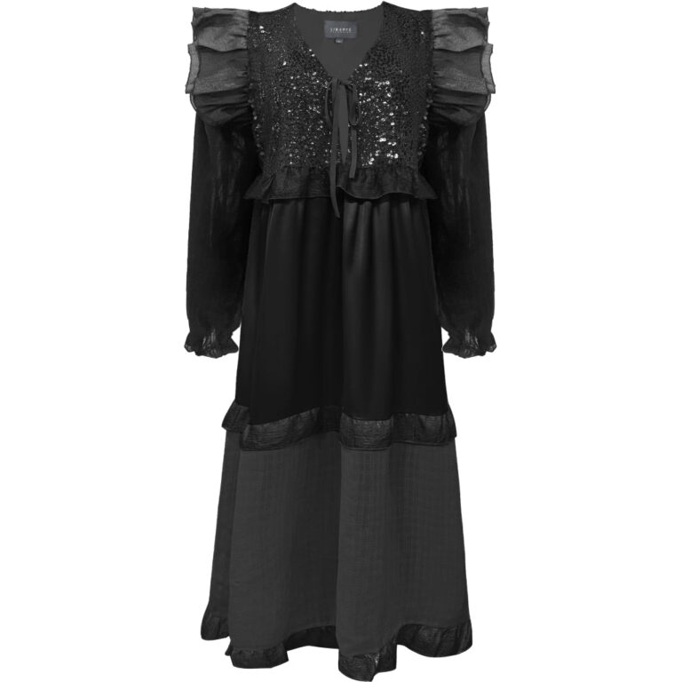 Liberte Dame Kjole Nor - Black SEQUINS
