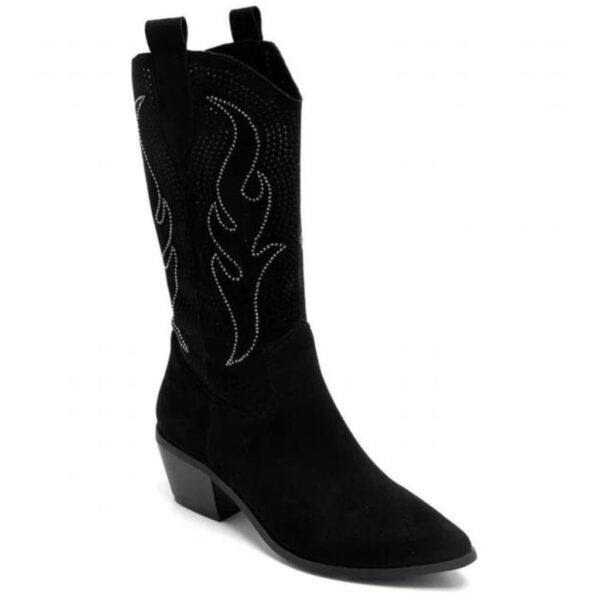 Louise dame cowboystøvler 9633A - Black