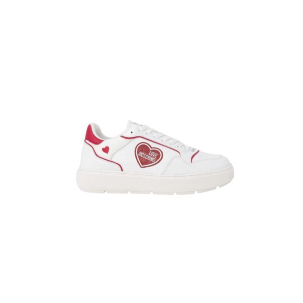 Love Moschino Red Polyethylene Sneakers