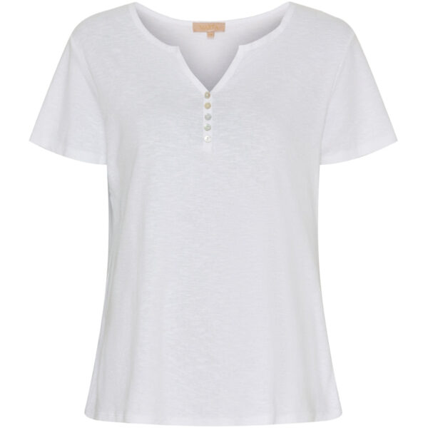 Marta Du Chateau dame t-shirt MdcJöna 3086d - White