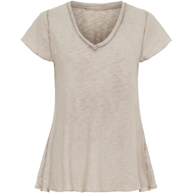 Marta du Chateau dame T-Shirt MdcMarianna 22637 - Fango