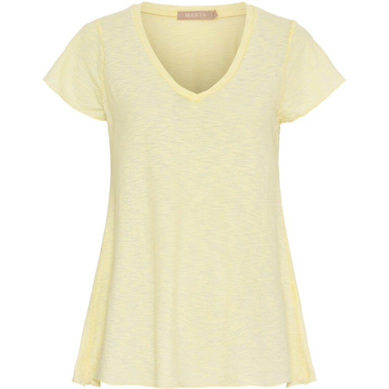 Marta du Chateau dame T-Shirt MdcMarianna 22637 - Giallo