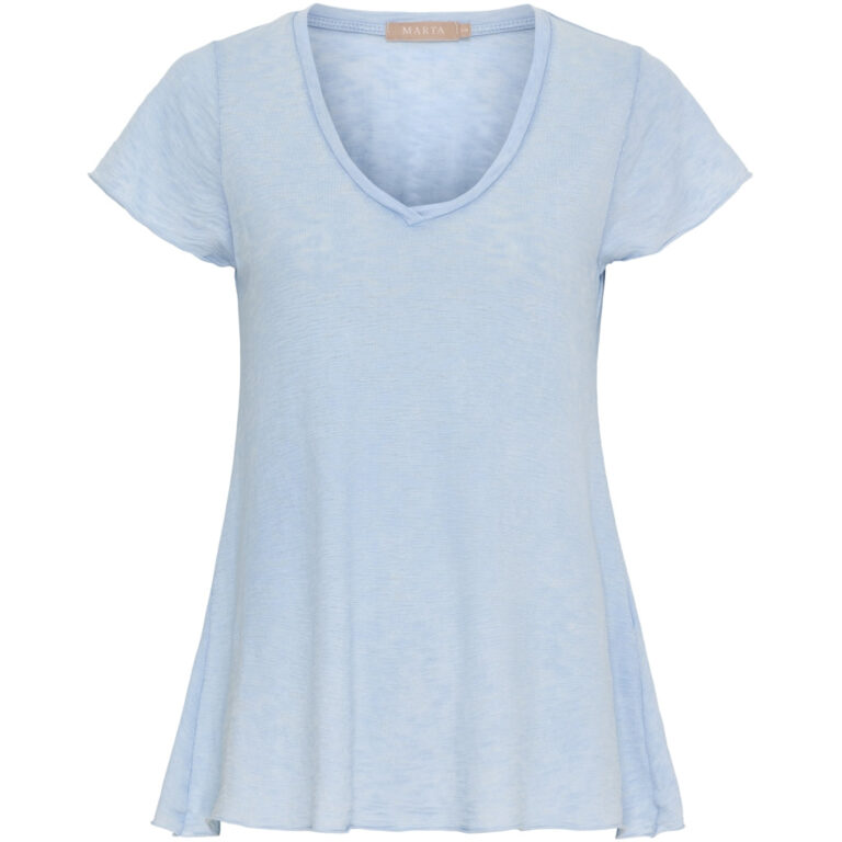 Marta du Chateau dame T-Shirt MdcMarianna 22637 - Sky Blue