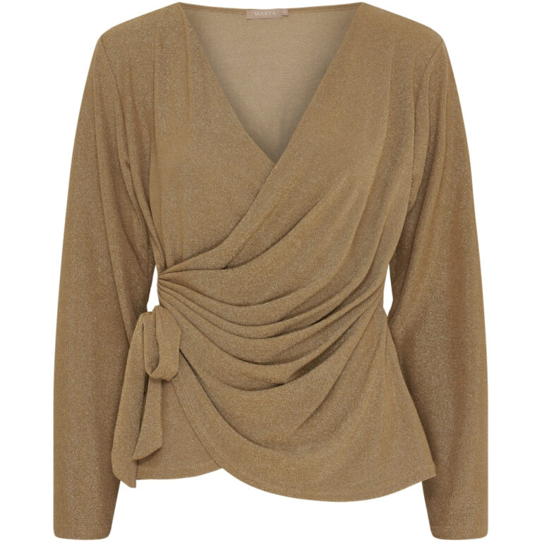 Marta du Chateau dame bluse MdcAndi 1612 - Beige