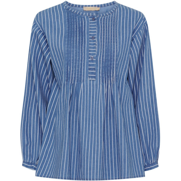 Marta du Chateau dame bluse MdcEulalie 258008 - Medium Blue