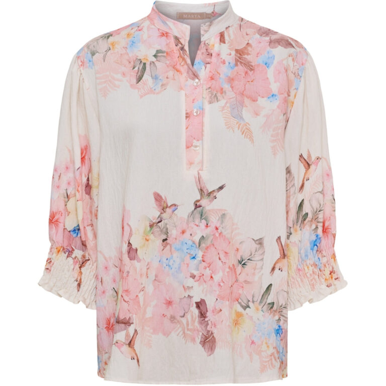 Marta du Chateau dame bluse MdcMelisande 7527 - Rosa6198tpg