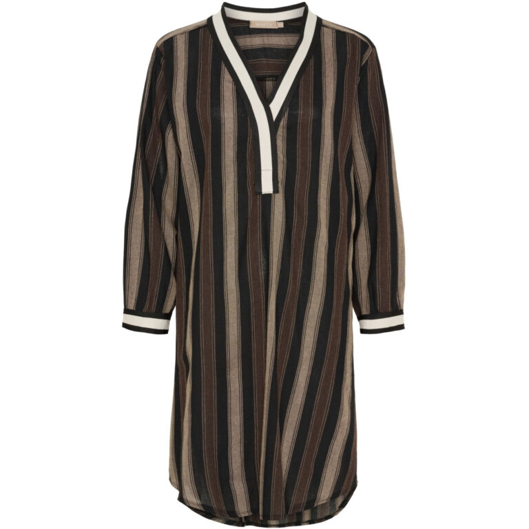 Marta du Chateau dame kjole MdcSaylor 25231 - Black/Camello2