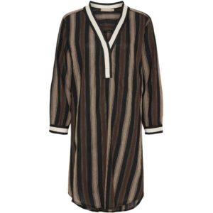 Marta du Chateau dame kjole MdcSaylor 25231 - Black/Camello2