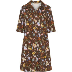 Marta du Chateau dame kjole MdcWildrose 259351V - Brown Print