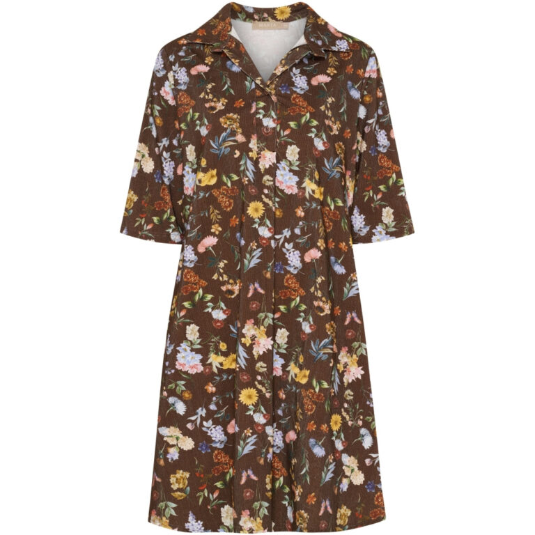 Marta du Chateau dame kjole MdcWildrose 259351V - Brown Print