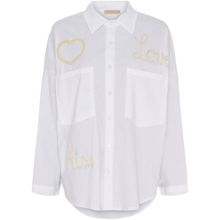 Marta du Chateau dame skjorte MdcCarine 258035 - White