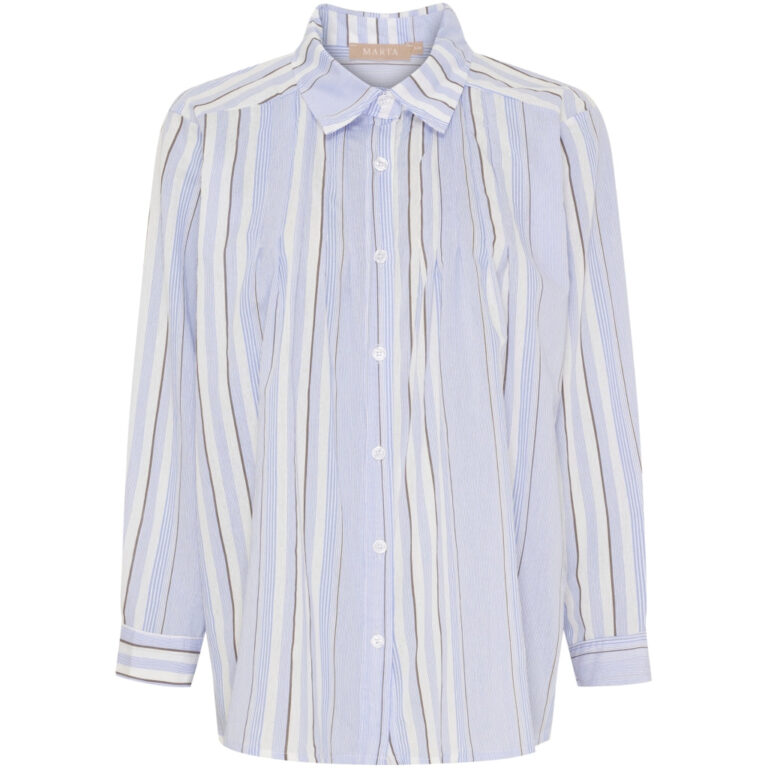 Marta du Chateau dame skjorte MdcIsolde 7400 - BlueVar3