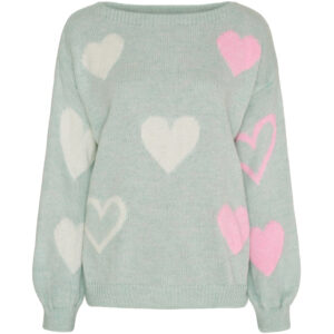 Marta du Chateau dame strik MdcAmarante 64023 - Aqua/Panna/Pink