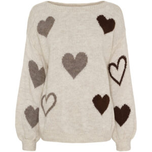 Marta du Chateau dame strik MdcAmarante 64023 - Beige