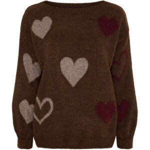 Marta du Chateau dame strik MdcAmarante 64023 - Moro