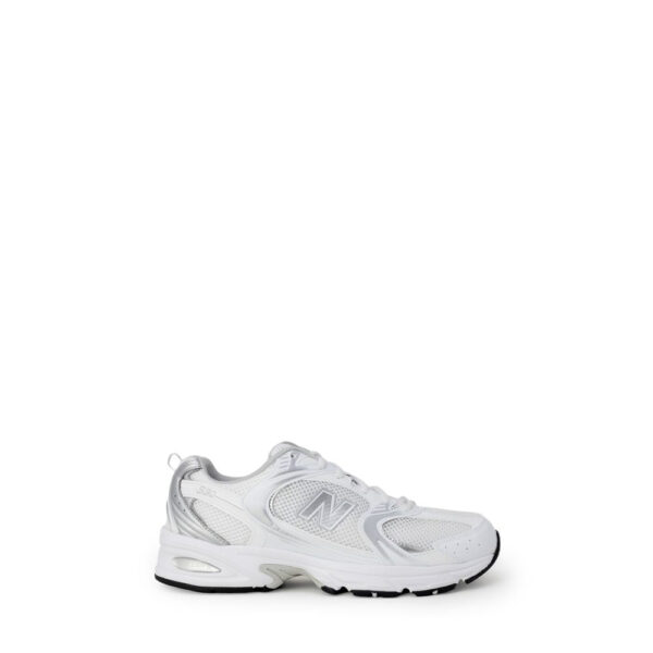 New Balance Gray Synthetic Leather Sneaker