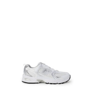 New Balance Gray Synthetic Leather Sneakers