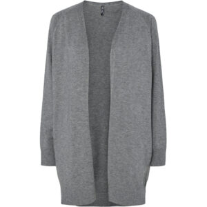 PIECES dame cardigan PCNATALIE - Medium grey melange
