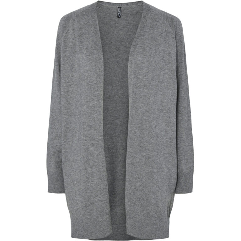 PIECES dame cardigan PCNATALIE - Medium grey melange