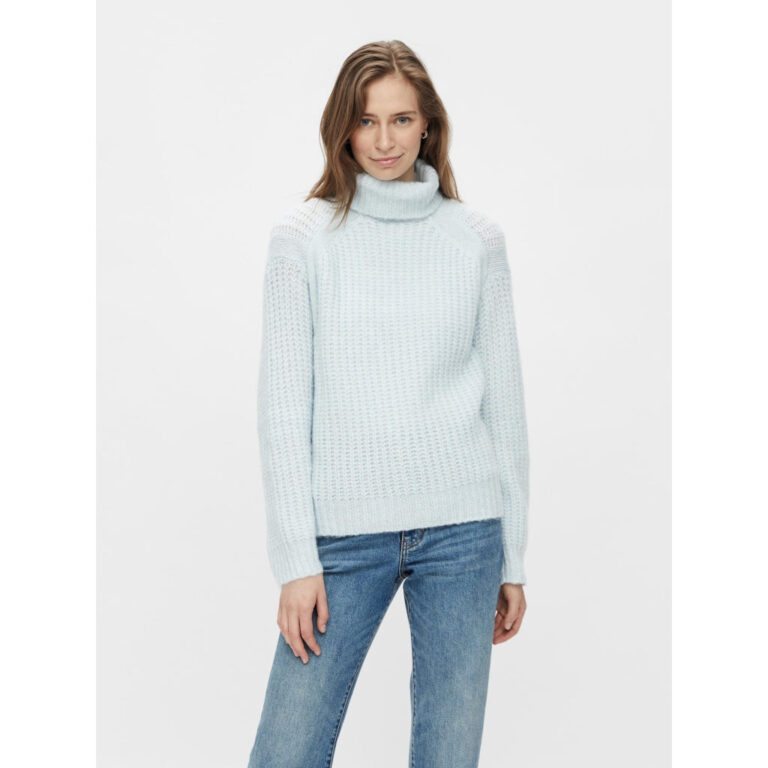 PIECES dame strik PCFRESH - Kentucky blue