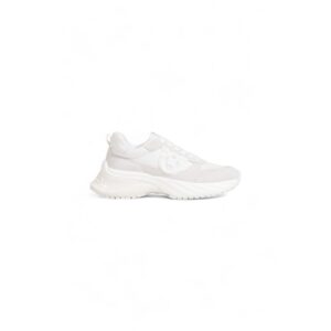 PINKO White Fabric Sneakers