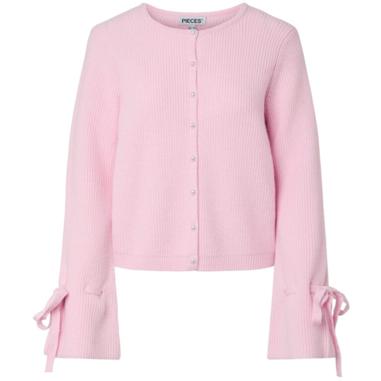 Pieces dame strik cardigan PCRIKKE - Pink Tulle