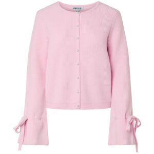 Pieces dame strik cardigan PCRIKKE - Pink Tulle