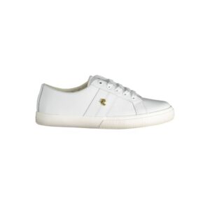 Ralph Lauren White Polyester Sneakers