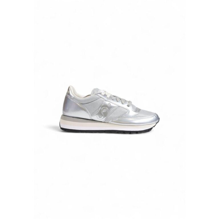 Saucony Silver Fabric Sneaker