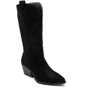 Talia dame cowboystøvler 5677-1 - Black