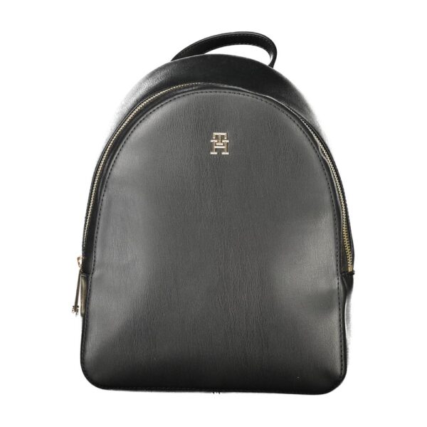 Tommy Hilfiger Black Polyethylene Women Backpack