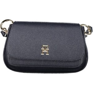 Tommy Hilfiger Chic Blue Polyurethane Shoulder Bag