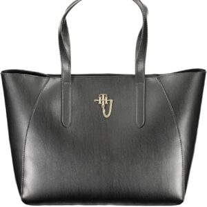 Tommy Hilfiger Elegant Black Shoulder Bag with Contrasting Details