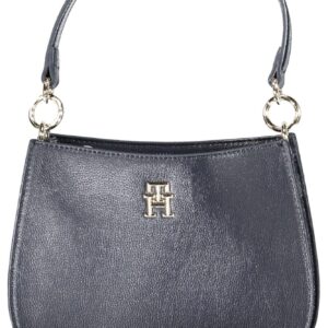 Tommy Hilfiger Elegant Blue Two-Compartment Handbag