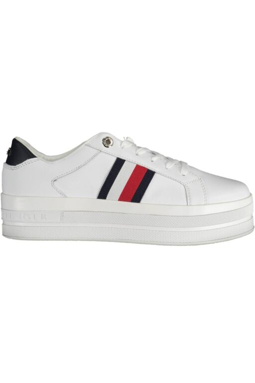 Tommy Hilfiger White Polyethylene Dame Sneakers