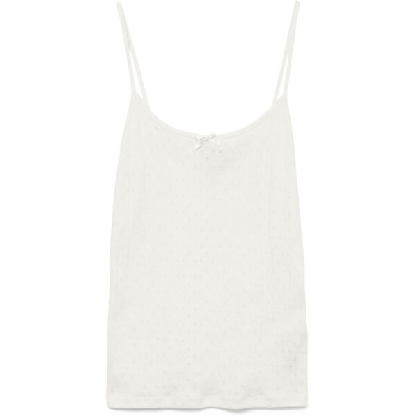 VERO MODA DAME TOP VMISA - Snow white