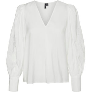 VERO MODA dame bluse VMSANI - Snow white