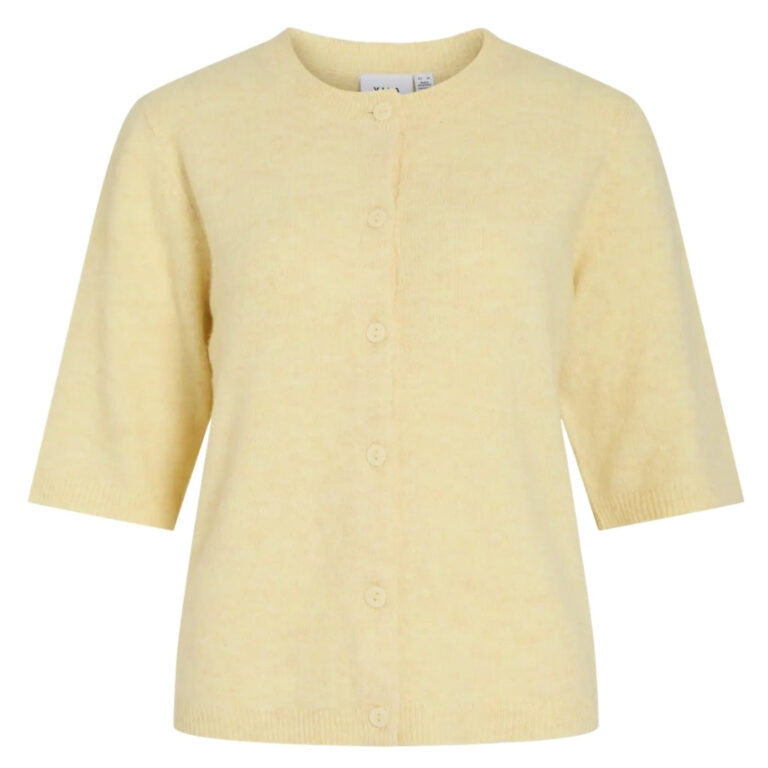 VILA dame cardigan VILIGA - Pastel Yellow MELANGE