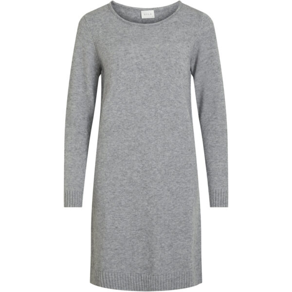 VILA dame kjole VIRIL - Medium grey melange