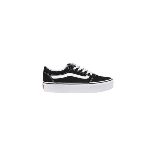 Vans Black And White Fabric Sneakers